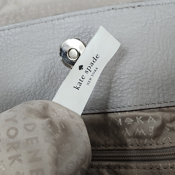 Kate‎ Spade Leila Pebble Leather Colorblock Light Pink & Black Backpack Women's - Picture 12 of 13